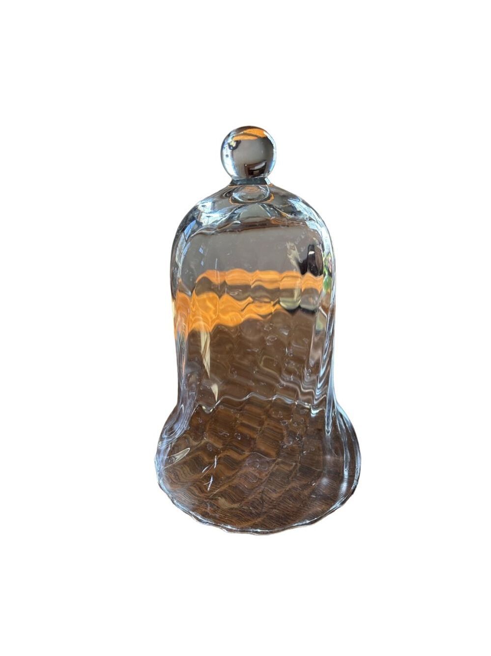 Unbranded Vintage Clear Glass Cloche Bell Decor One Size